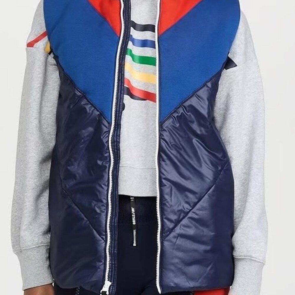 Staud X New Balance Navy